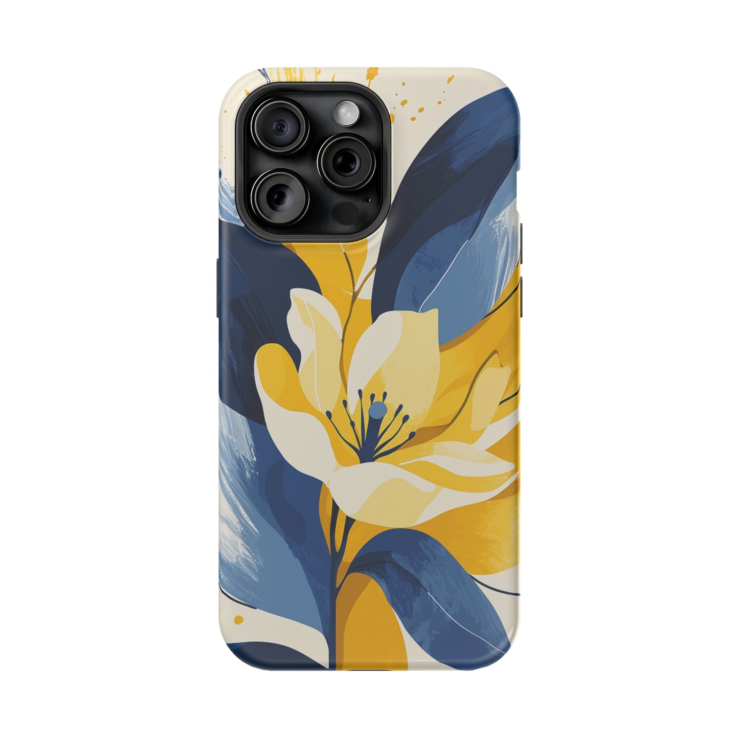 Indigo Spring (iPhone MagSafe Case)Upgrade your phone's safety and style with Rima Yellow Astronaut Robot Beauty MagSafe Case. Dual-layer protection meets stunning design. Shop now for seamless MagSafRimaGallery