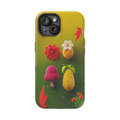 Whimsy Garden (iPhone MagSafe Case)Rima Gallery presents the exclusive Psychedelic Flow MagSafe Durable Case For iphone 13, 14, 15, Pro, Max. Upgrade to our iPhone 13-15 MagSafe Case: Dual-layer proteRimaGallery