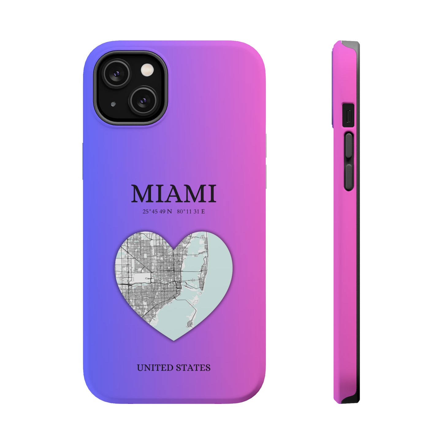 Miami Heartbeat - Magenta (iPhone MagSafe Case)Elevate your iPhone's style with the Miami Heartbeat Magenta MagSafe Case, offering robust protection, MagSafe compatibility, and a choice of matte or glossy finish.RimaGallery