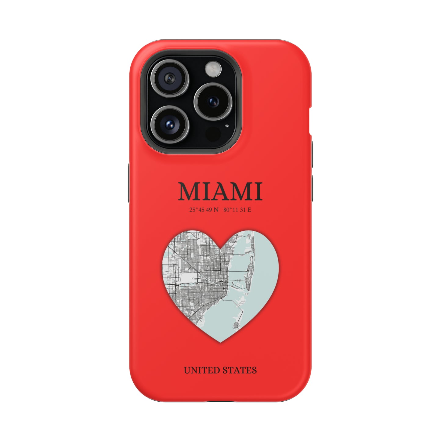 Miami Heartbeat - Red (iPhone MagSafe Case)Elevate your iPhone's style with the Miami Heartbeat Red MagSafe Case, offering robust protection, MagSafe compatibility, and a choice of matte or glossy finish. PerRimaGallery