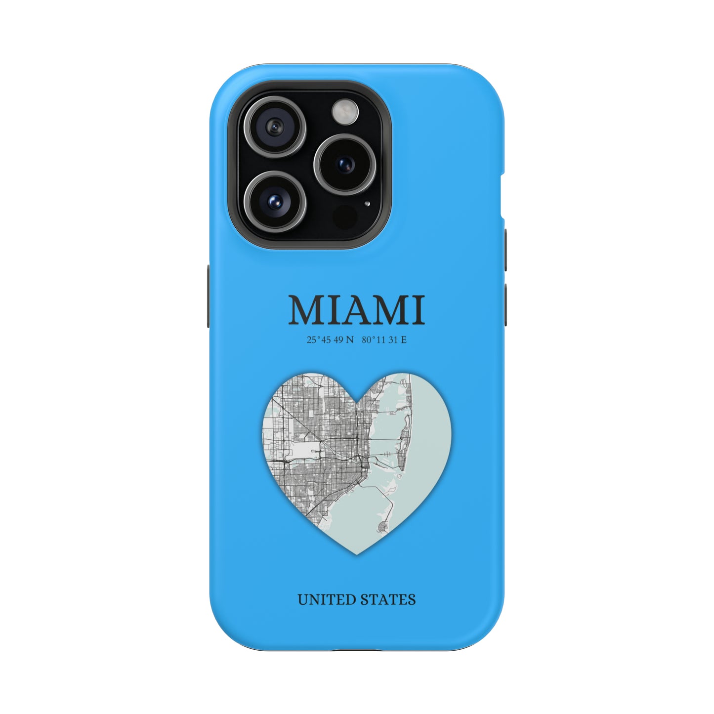 Miami Heartbeat - Sky Blue (iPhone MagSafe Case)Elevate your iPhone's style with the Miami Heartbeat Sky Blue MagSafe Case, offering robust protection, MagSafe compatibility, and a choice of matte or glossy finishRimaGallery
