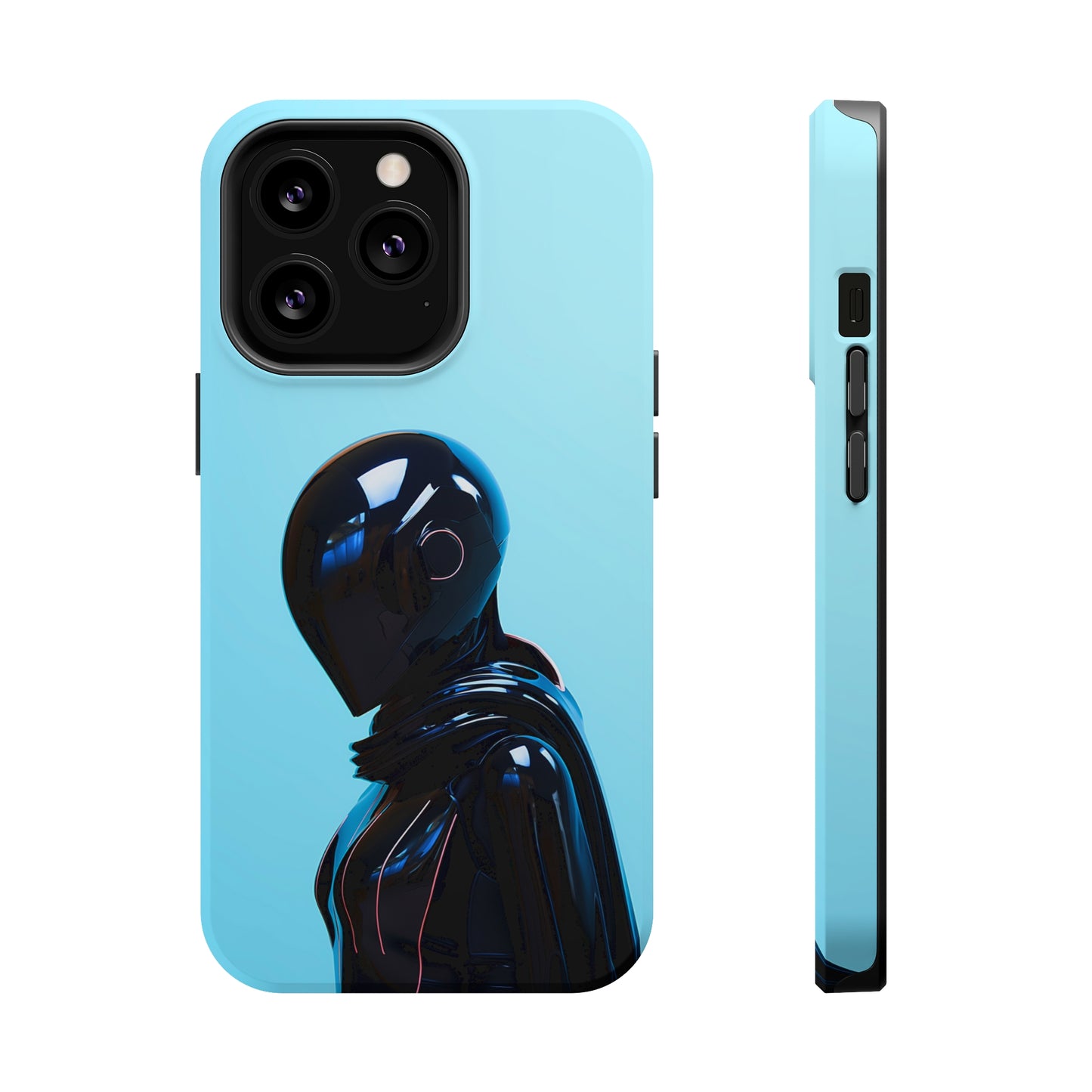 Sleek Cyborg (iPhone MagSafe Case)Sleek Cyborg MagSafe Durable Case: Style Meets Protection 📱✨
Upgrade your device with Rima Gallery's Sleek Cyborg MagSafe Durable Case. This case isn’t just about sRimaGallery