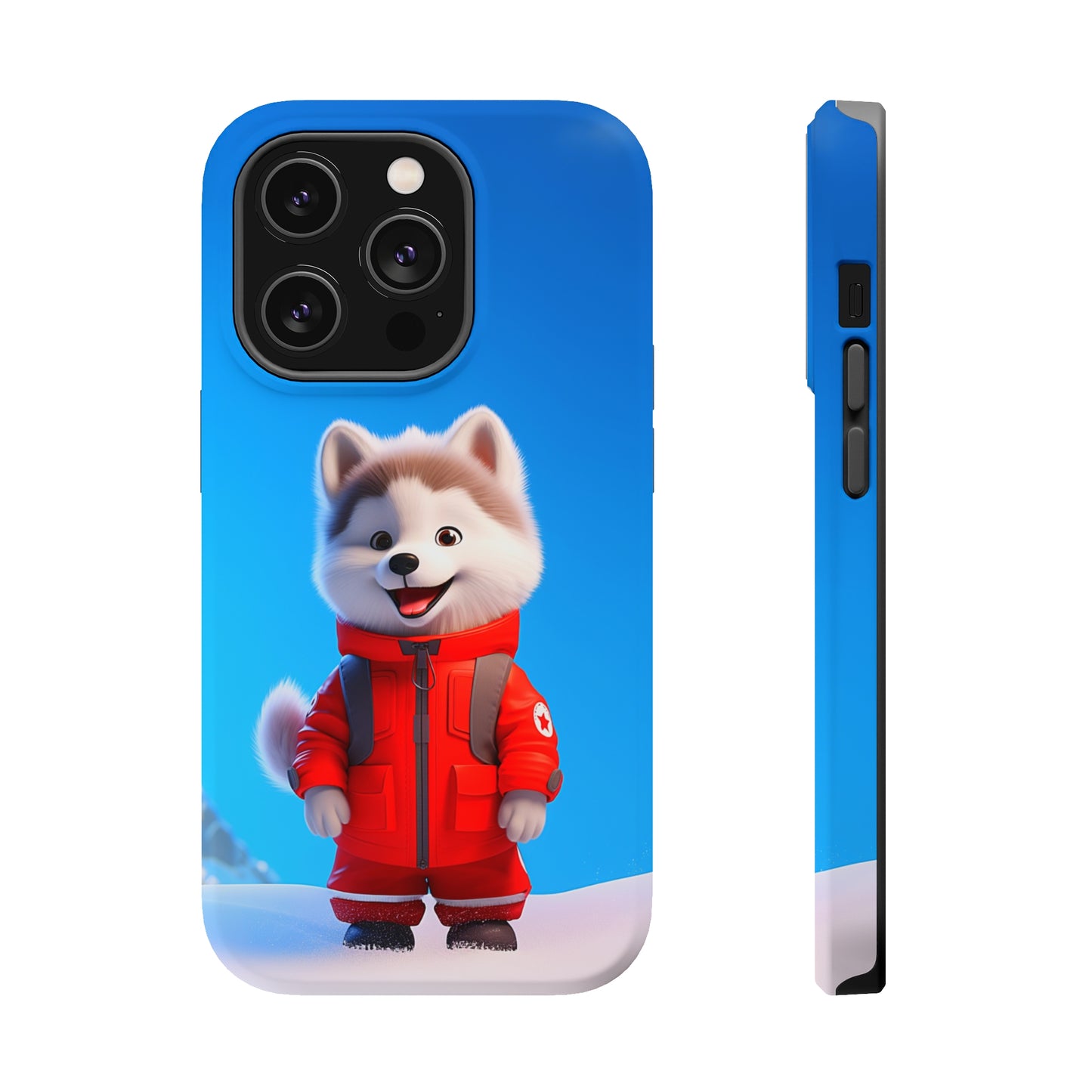 Tiny Ski Portal Husky (iPhone MagSafe Case)Tiny Ski Portal Husky MagSafe Durable Case: Style Meets Protection 📱✨
Upgrade your device with Rima Gallery's Tiny Ski Portal Husky MagSafe Durable Case. This case RimaGallery