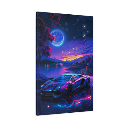 Cosmic Cruise (Canvas)Discover Tangerine Grid at RimaGallery: a premium, eco-friendly canvas celebrating quality and sustainability. Elevate your space with vibrant, lasting art.RimaGallery