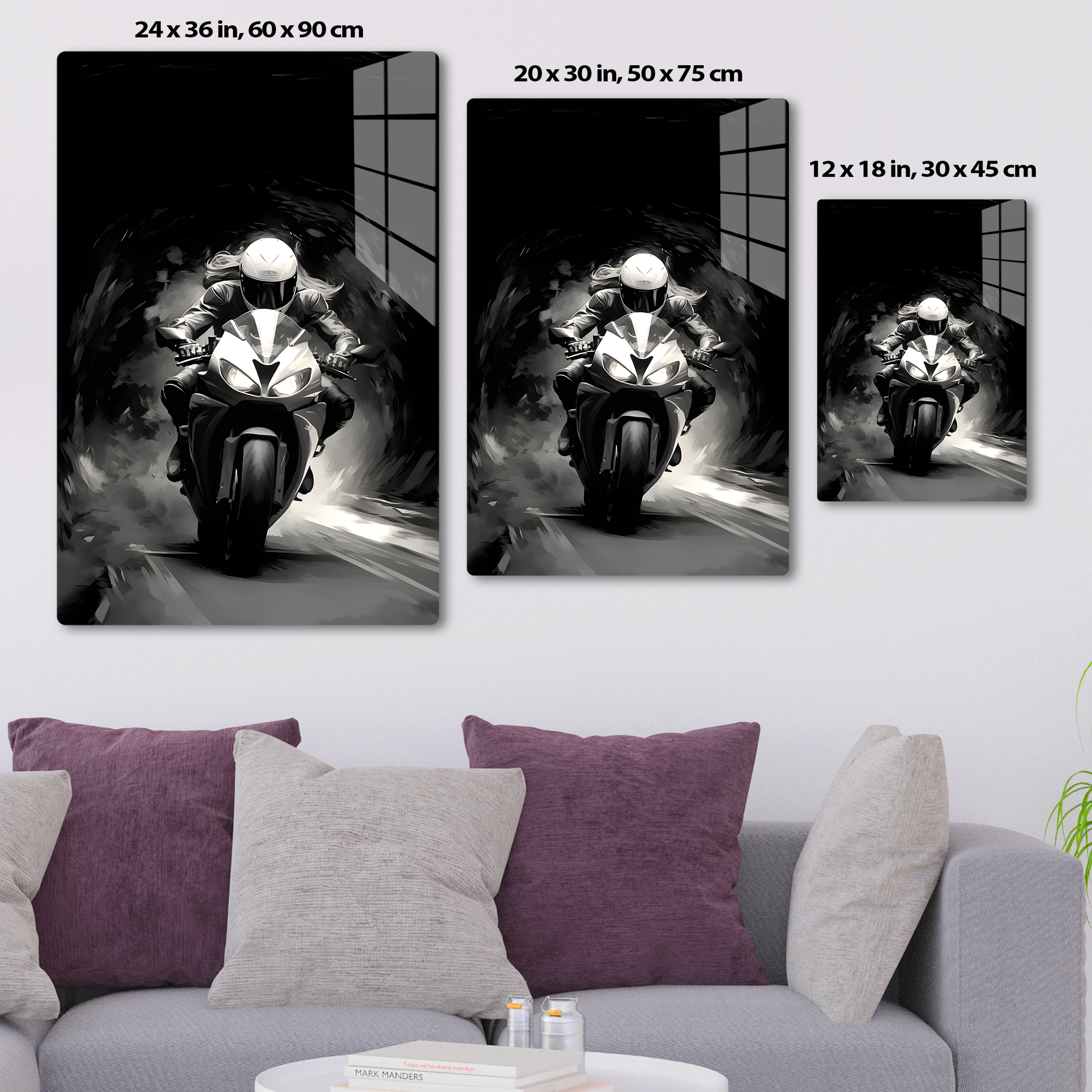 Female Night Biking (Acrylic)Female Night Biking Acrylic Wall Art with a Glass-Like Finish that Will Take Your Breath Away.Elevate Any Ambiance with Female Night Biking Acrylic Print🌟:Discover RimaGallery