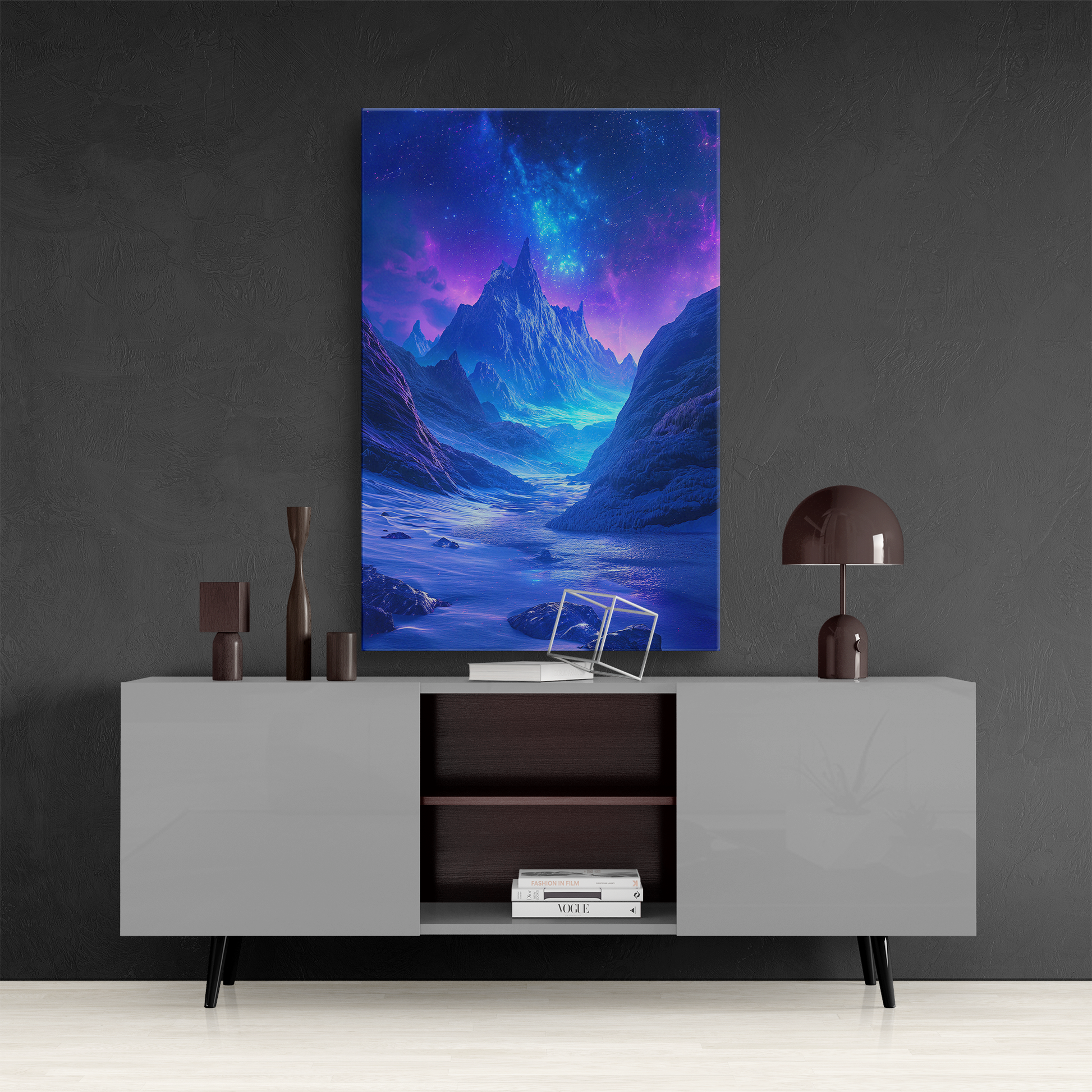 Starry Summit (Canvas)Experience the fusion of art and ethics with RimaGallery's eco-friendly canvases. Stunning visuals, diverse sizes, and sustainable materials. Transform your space noRimaGallery