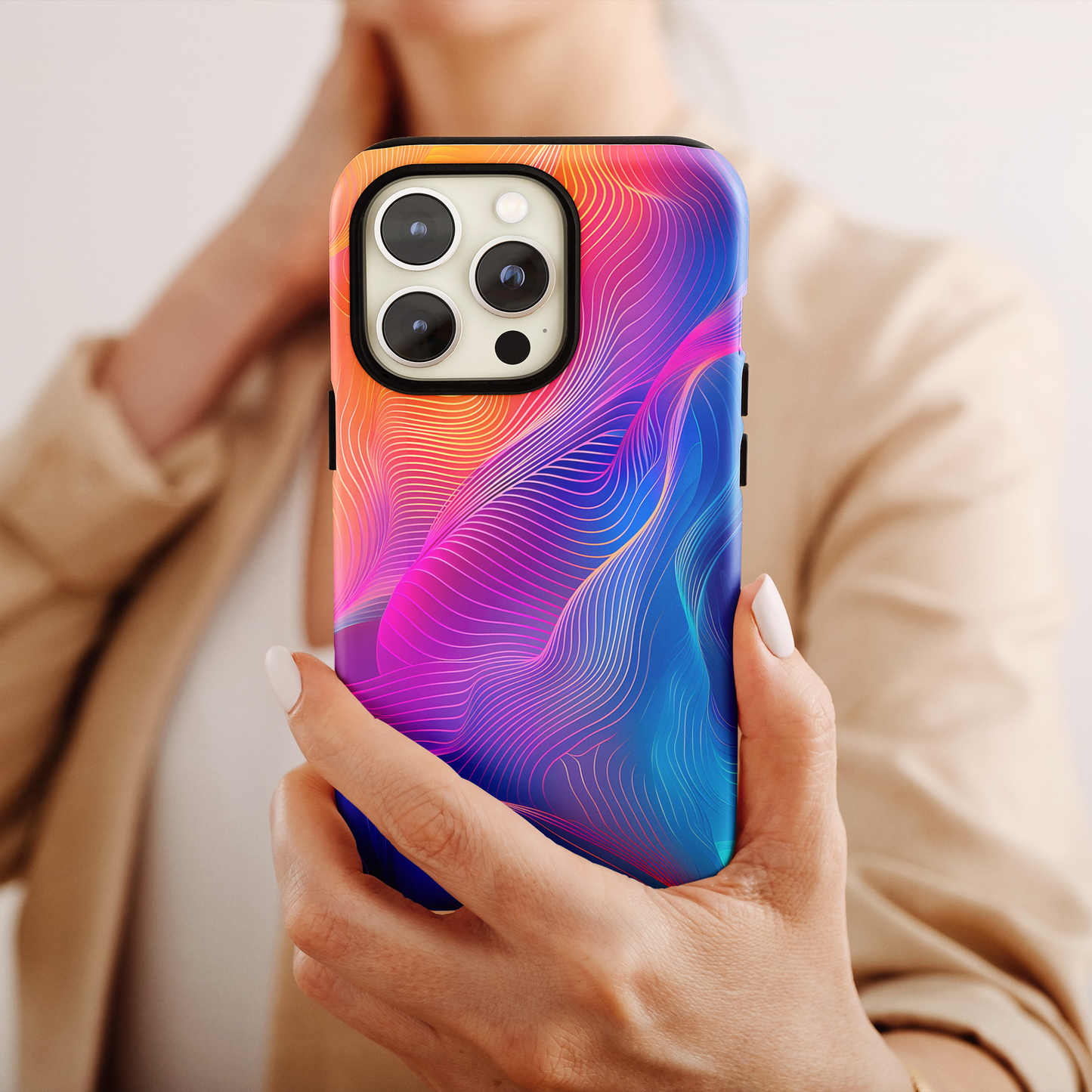 Colorflow Essence (iPhone Case 11-15)Elevate your iPhone experience with RIMA's Tough Phone Case, designed for iPhone 11 to 15 include modles pro and max. Double-layer defense and premium materials provRimaGallery