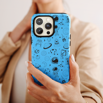 Cosmic Playground (iPhone Case 11-15)Shop RIMA Tough Phone Case for iPhone 11-15: Ultimate protection with double-layer defense, glossy finish, and wireless charging compatibility. Urban and weather-resRimaGallery