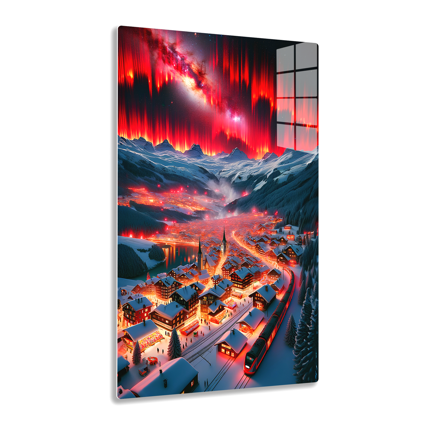 Aurora Village (Acrylic)Aurora Village Luminescence Transform your space with our elegant Acrylic Prints, where art meets modernity. Experience superior quality with high-grade acrylic and RimaGallery