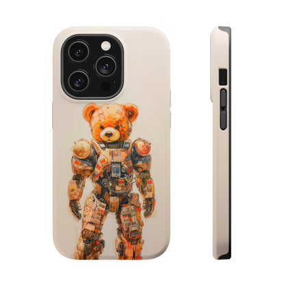 Teddy Mech (iPhone MagSafe Case)Teddy Mech Revolutionize your iPhone's look and feel with RIMA Tough Phone Case – ultimate protection meets elegant style for iPhone 11-15. Grab yours now! 🛡️📱RimaGallery
