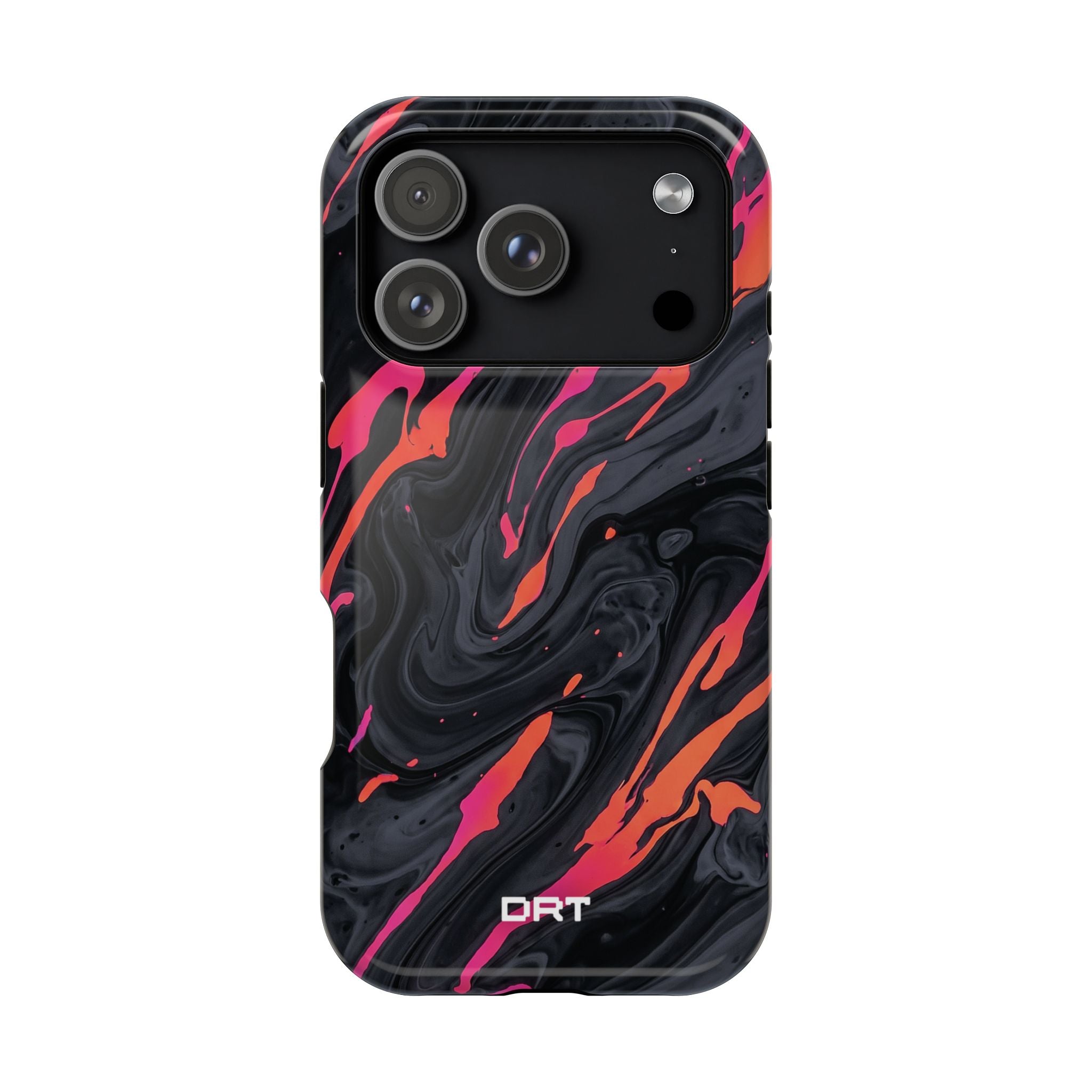 Marbled Neon Swirl Magnetic Impact Phone Case