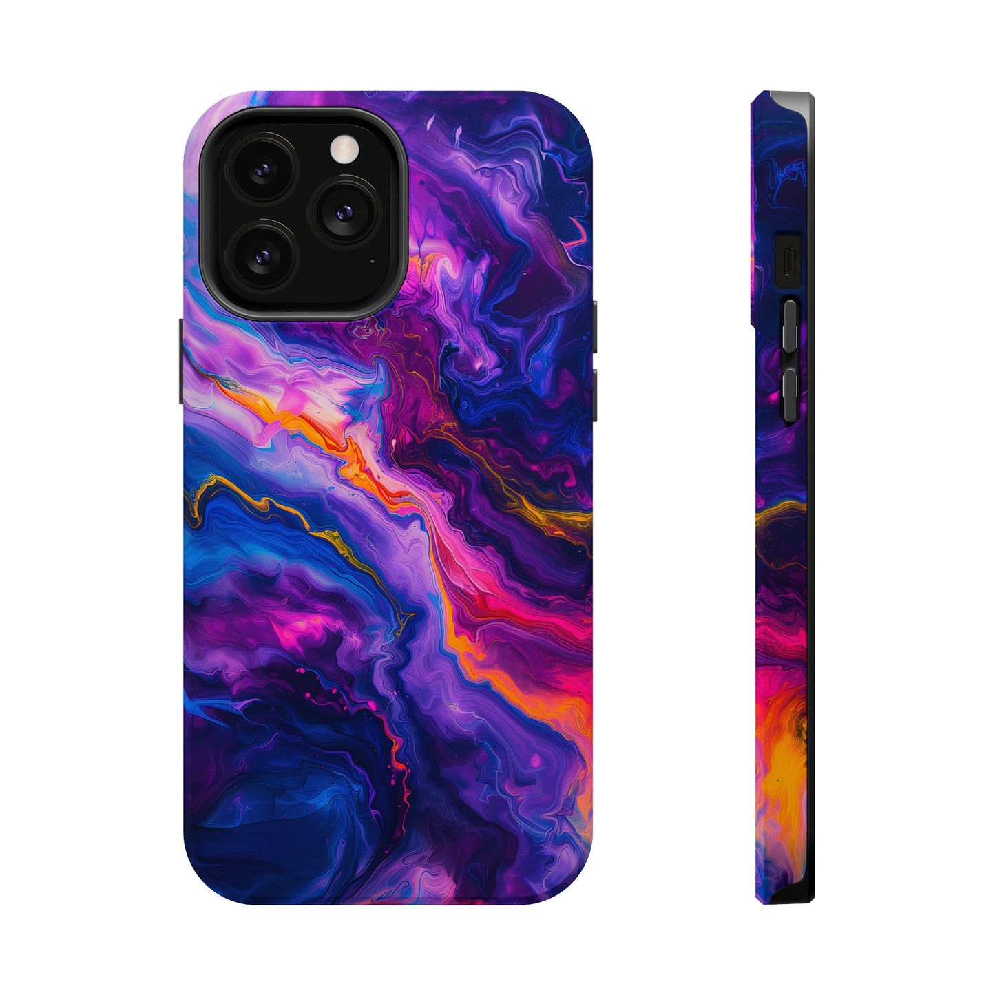 Psychedelic Flow (iPhone MagSafe Case)Rima Gallery presents the exclusive Psychedelic Flow MagSafe Durable Case For iphone 13, 14, 15, Pro, Max. Experience advanced protection, MagSafe functionality, andRimaGallery