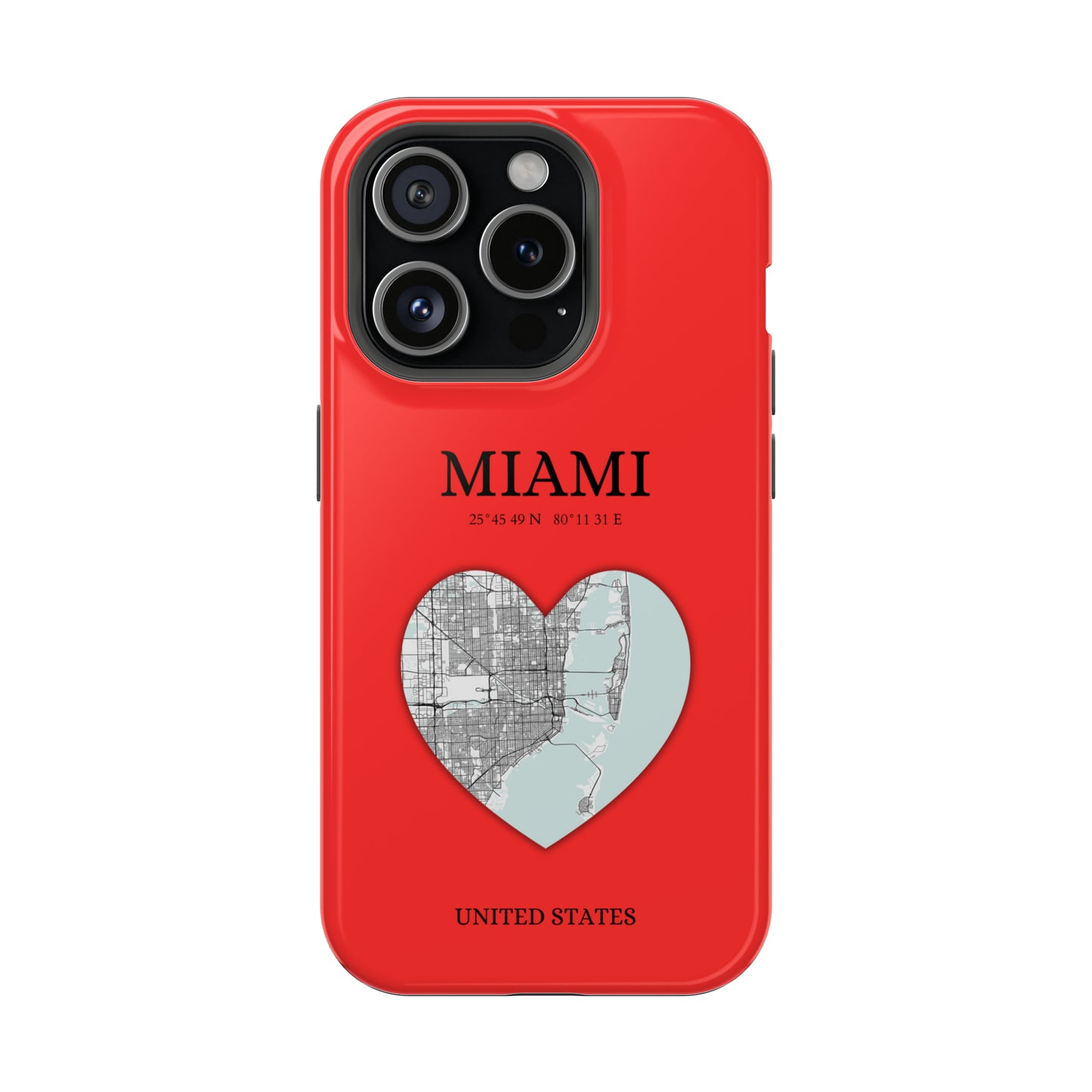 Miami Heartbeat - Red (iPhone MagSafe Case)Elevate your iPhone's style with the Miami Heartbeat Red MagSafe Case, offering robust protection, MagSafe compatibility, and a choice of matte or glossy finish. PerRimaGallery