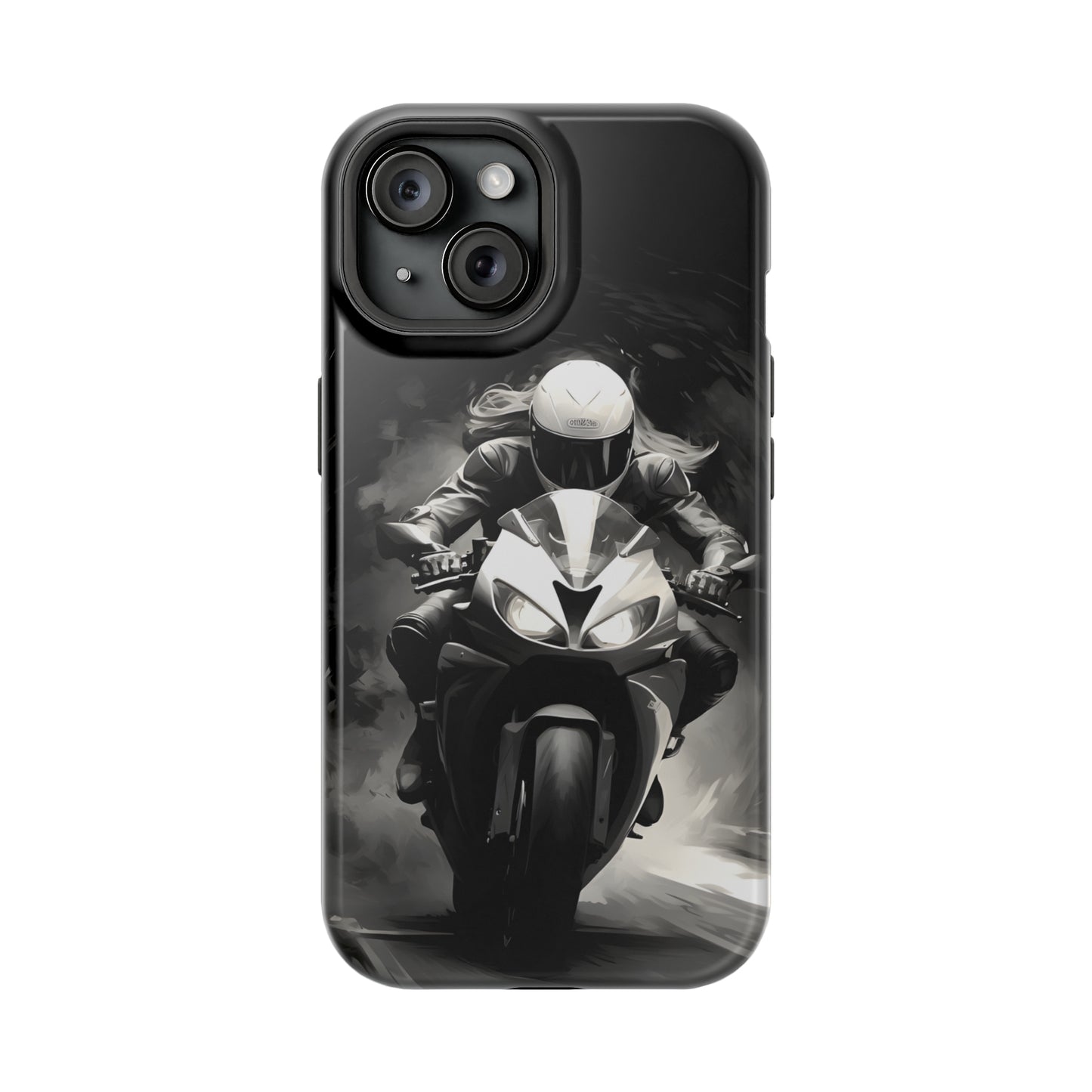 Female Night Biking (iPhone MagSafe Case)Female Night Biking MagSafe Durable Case: Style Meets Protection 📱✨
Upgrade your device with Rima Gallery's Female Night Biking MagSafe Durable Case. This case isn’RimaGallery