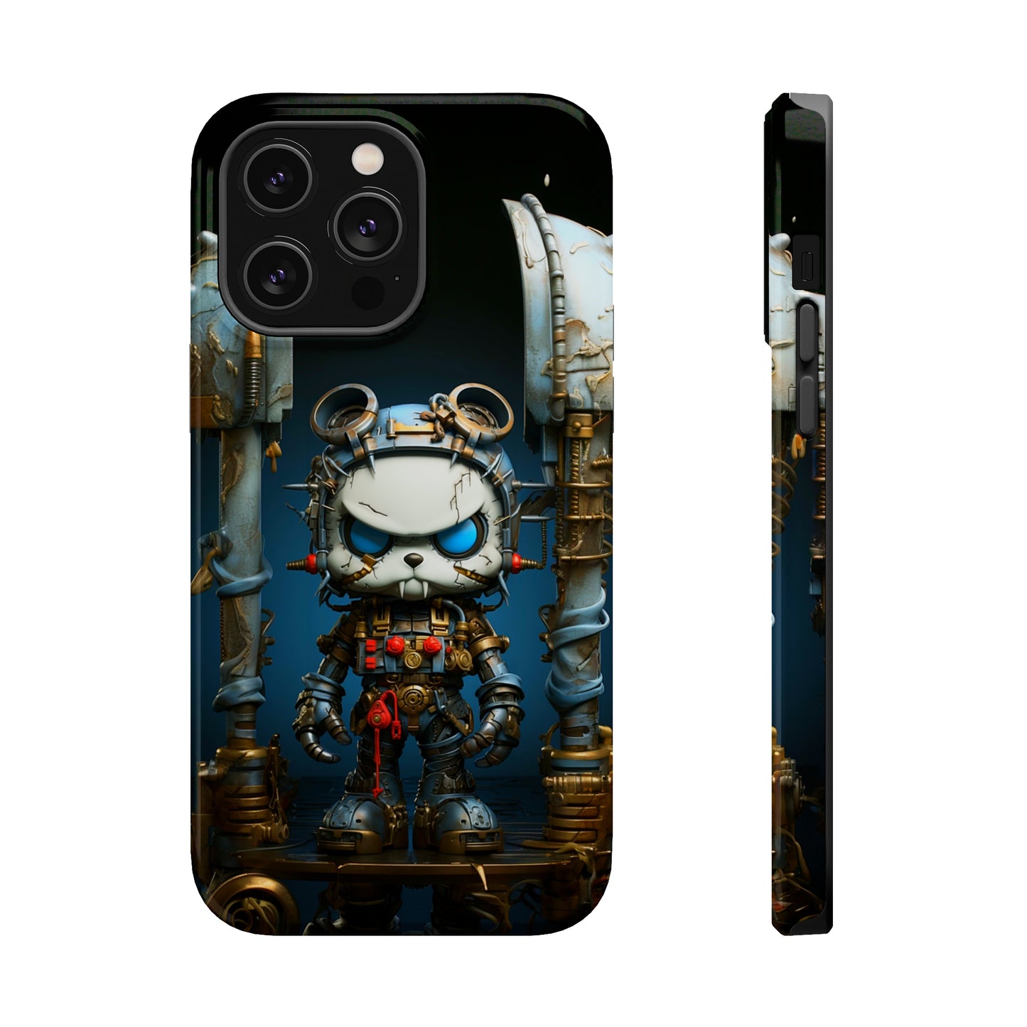 Steampunk Sentry (iPhone MagSafe Case)Steampunk Sentry MagSafe Durable Case: Style Meets Protection 📱✨
Upgrade your device with Rima Gallery's Steampunk Sentry MagSafe Durable Case. This case isn’t justRimaGallery