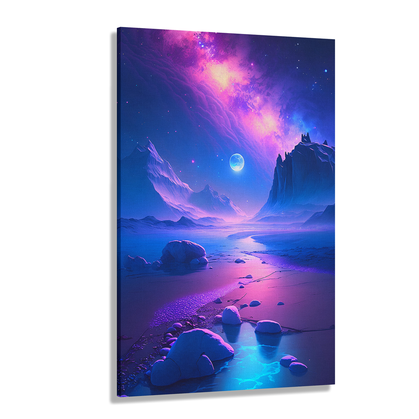 Celestial Shoreline (Canvas)Celestial Shoreline (Canvas  Matte finish, stretched, with a depth of 1.25 inches)
Struggling with low-quality canvases? Switch to RimaGallery! Our canvases are moreRimaGallery