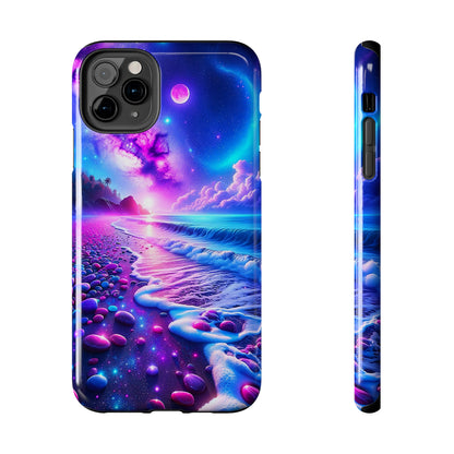 Cosmic Shoreline (iPhone Case 11-15)Discover the RIMA Case: A Fusion of Art and Protection for iPhone 11-15. With vibrant, customizable designs and military-grade defense, make a statement that echoes RimaGallery