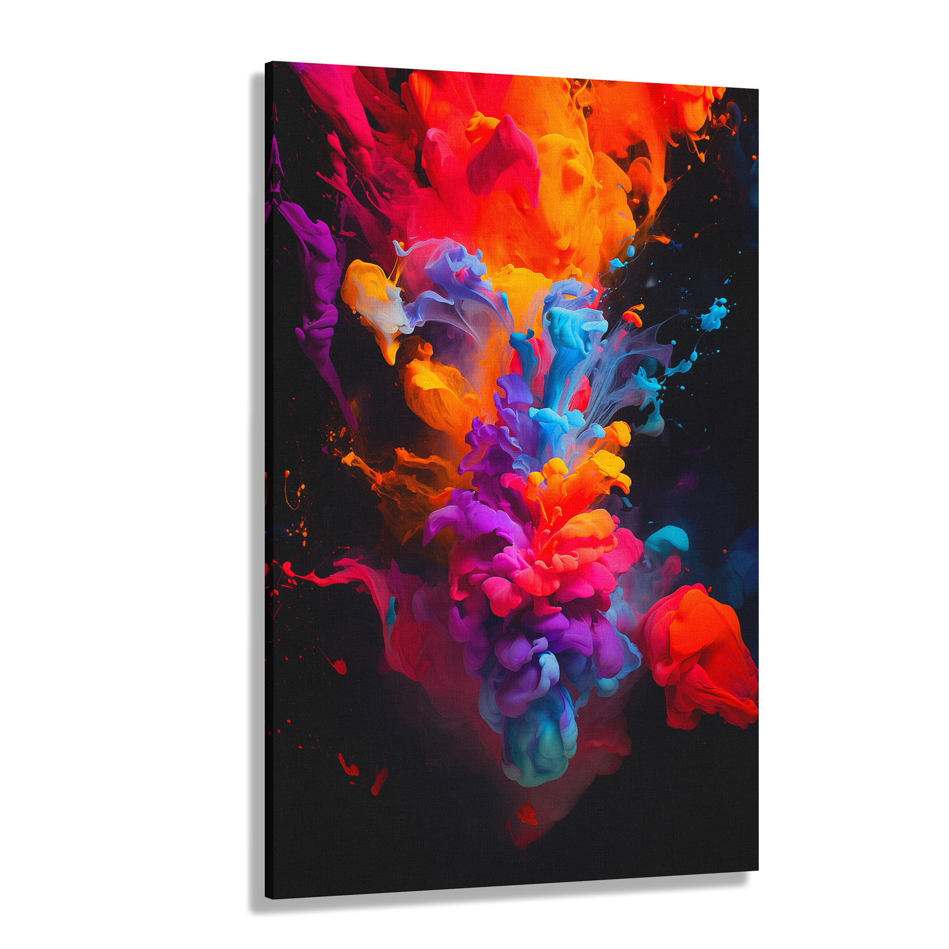 Color Symphony (Canvas)Color Symphony (Canvas  Matte finish, stretched, with a depth of 1.25 inches) Elevate your décor with RimaGallery’s responsibly made art canvases. Our eco-friendly mRimaGallery