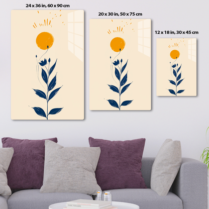 Radiant Petals (Acrylic)Make a statement with Radiant Petals acrylic prints. The 1⁄4" acrylic panel exudes the illusion of a smooth glass surface for vibrant artwork. Pre-installed hanging RimaGallery