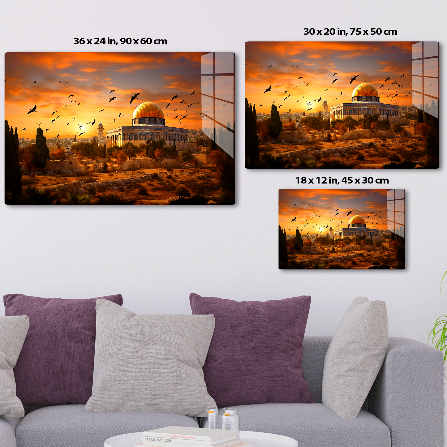 Dazzling Acrylic Prints Al Aqsa's Golden Hour - A Mesmerizing Fusion of Modern Craftsmanship &amp; Timeless Design
 
A Statement Piece with Al Aqsa's Golden Hour🌟:
-Golden Hour (Acrylic)