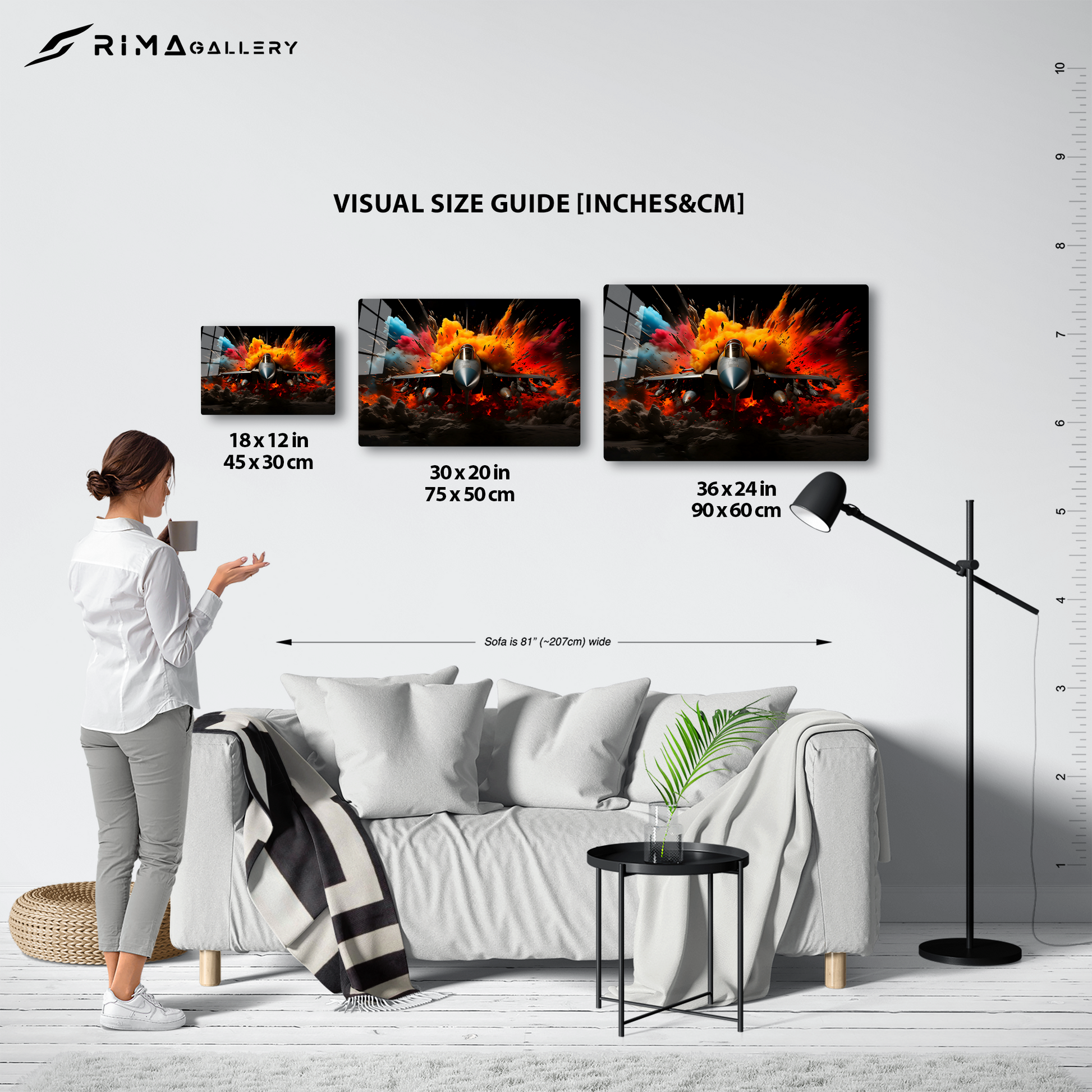 Shattered Canvas (Acrylic)Make a statement with Shattered Canvas acrylic prints. The 1⁄4" acrylic panel exudes the illusion of a smooth glass surface for vibrant artwork. Pre-installed hanginRimaGallery