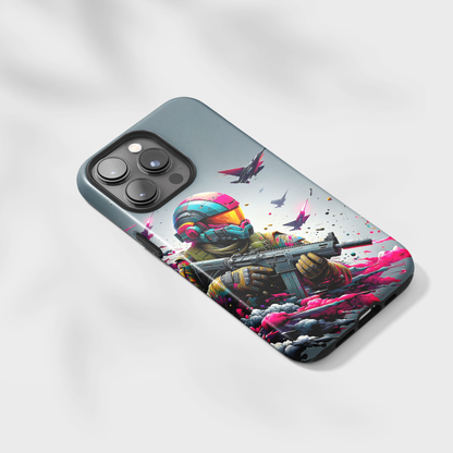 Spectrum Soldier (iPhone Case 11-15)RIMA Tough Phone Case: Your iPhone's Perfect Armor! Tailored for iPhone 11-15, offering elegant design and robust protection. Embrace the fusion of technology and suRimaGallery