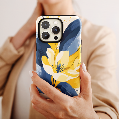 Indigo Spring (iPhone Case 11-15)Elevate your iPhone experience with RIMA's Tough Phone Case, designed for iPhone 11 to 15 include modles pro and max. Double-layer defense and premium materials provRimaGallery