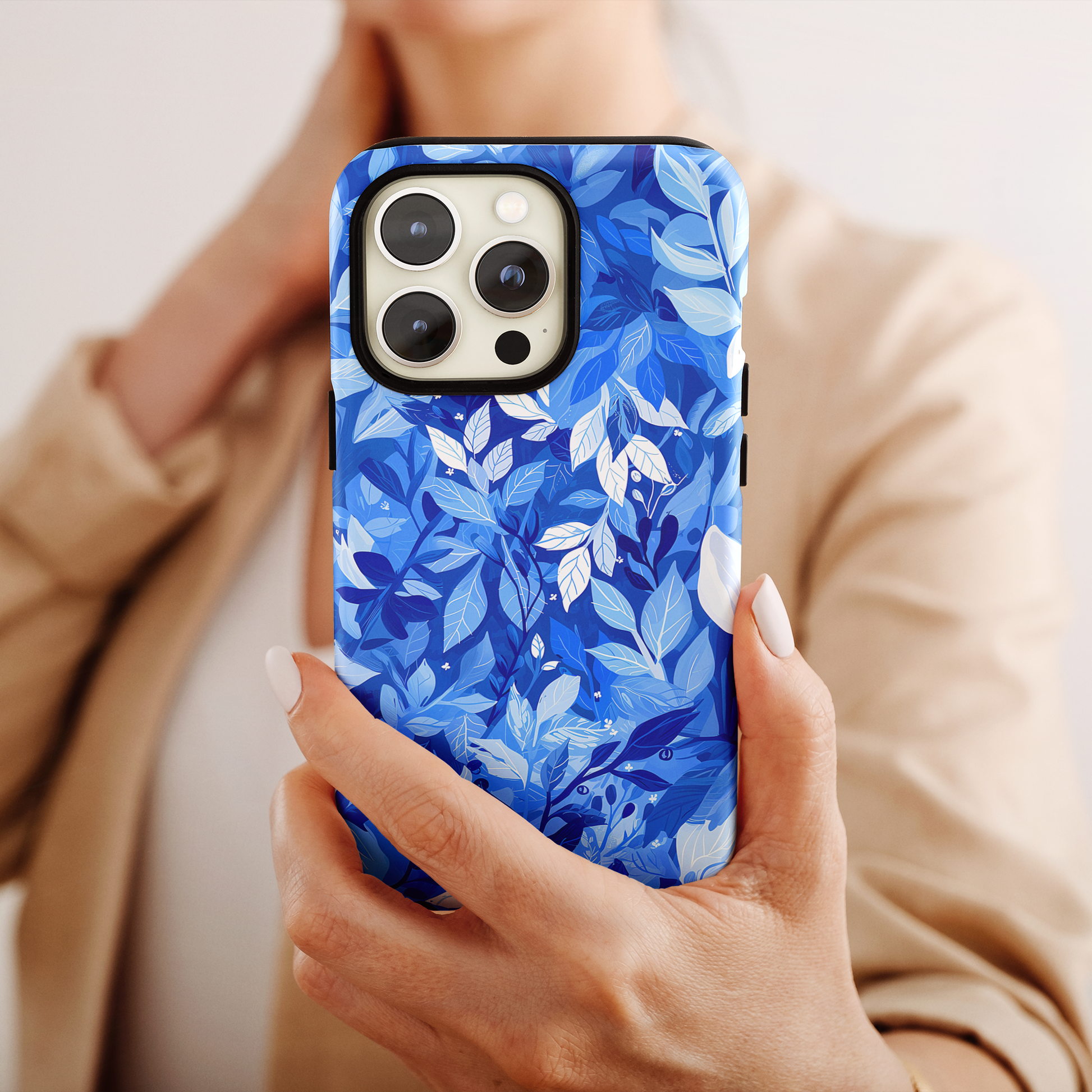 Azure Foliage (iPhone MagSafe Case)Upgrade your phone's safety and style with Rima Yellow Astronaut Robot Beauty MagSafe Case. Dual-layer protection meets stunning design. Shop now for seamless MagSafRimaGallery