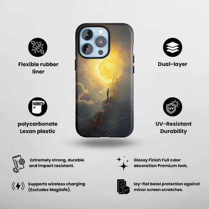 Lunar Ascent (iPhone Case 11-15)Upgrade Your iPhone with RIMA's Tough Case: Combining sleek style and unmatched protection for iPhone 11-15 models. Durable, fashionable, and eco-friendly. Shop now RimaGallery
