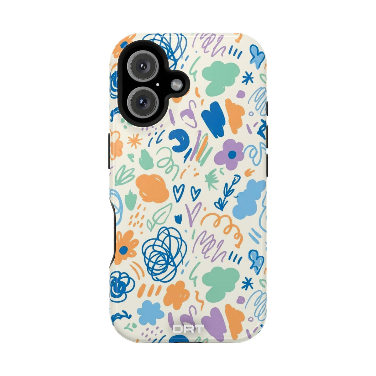 Doodle Garden Tough MagSafe Case for iPhone 13–17