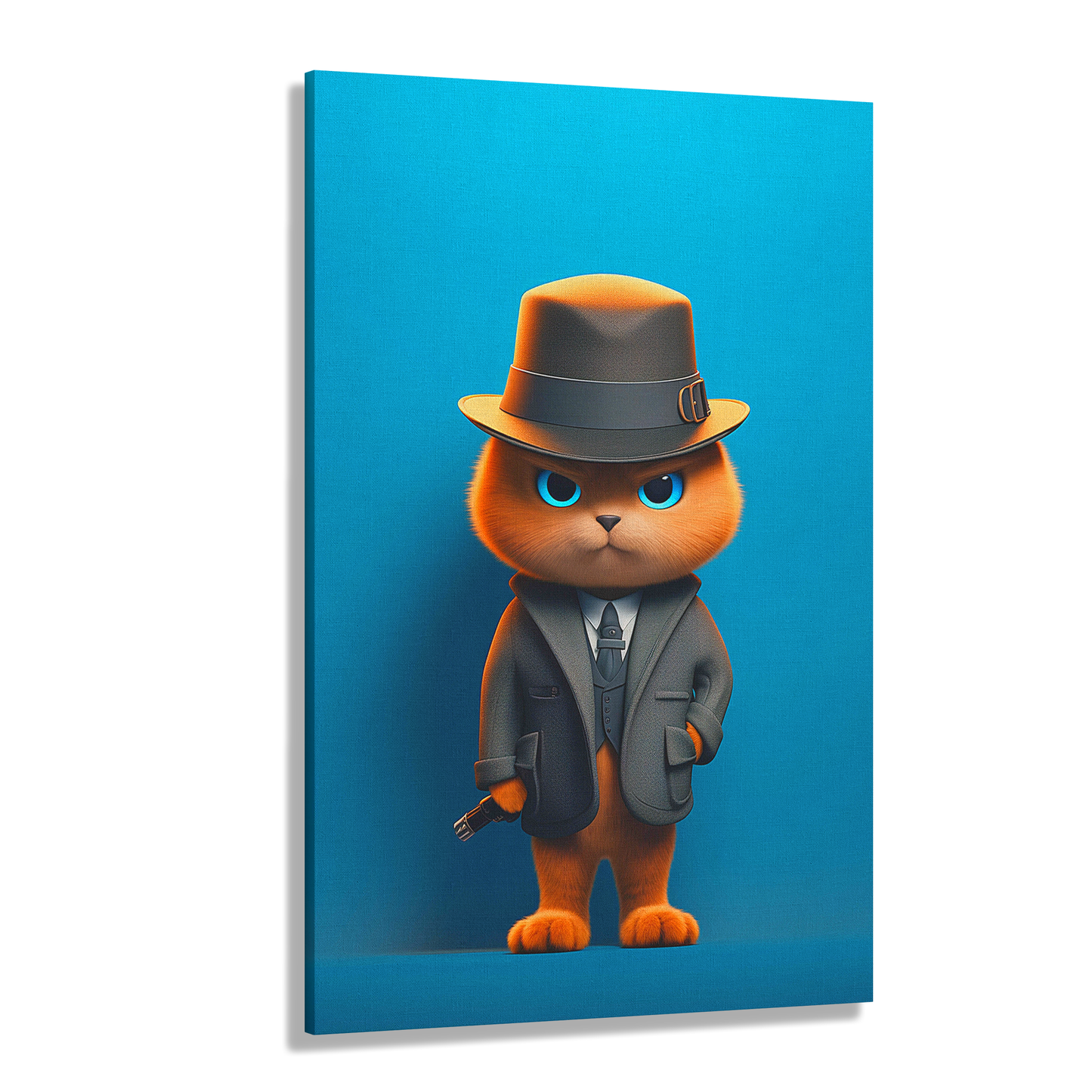 Detective Cat (Canvas)Detective Cat (Canvas  Matte finish, stretched, with a depth of 1.25 inches)
Elevate your space with RimaGallery's responsibly crafted canvases. Cotton/polyester canRimaGallery