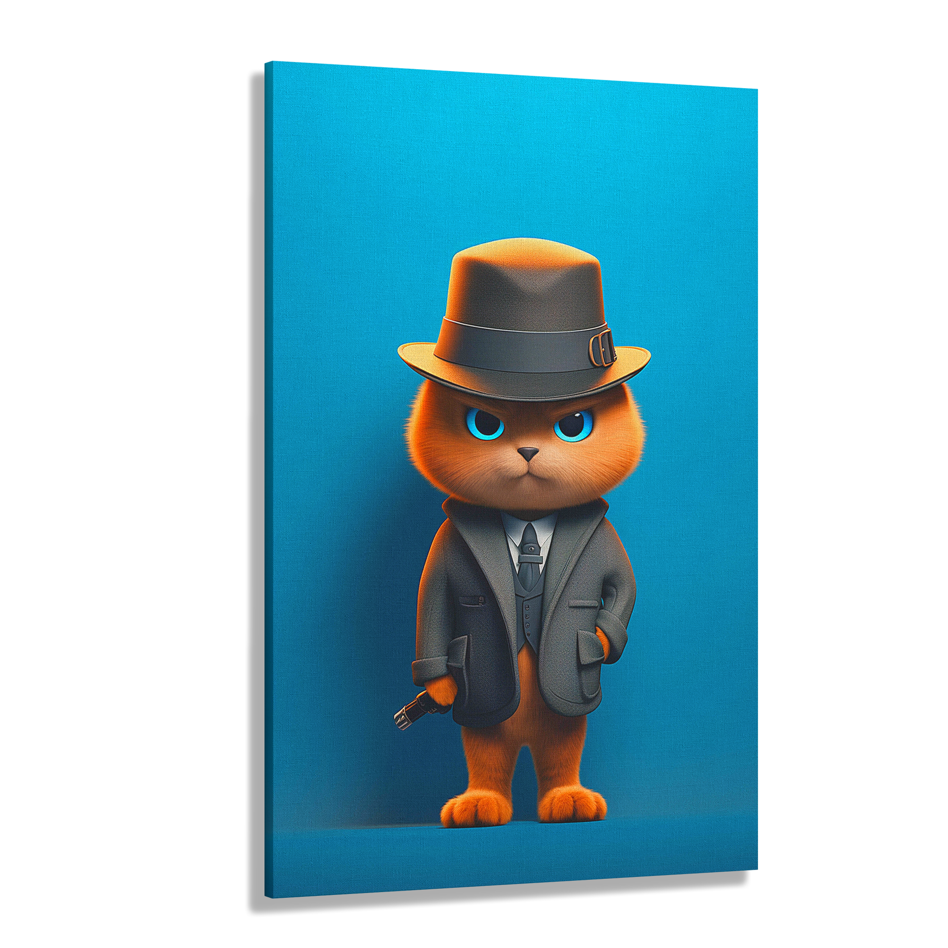 Detective Cat (Canvas)Detective Cat (Canvas  Matte finish, stretched, with a depth of 1.25 inches)
Elevate your space with RimaGallery's responsibly crafted canvases. Cotton/polyester canRimaGallery