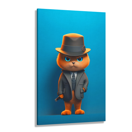 Detective Cat (Canvas)Detective Cat (Canvas  Matte finish, stretched, with a depth of 1.25 inches)
Elevate your space with RimaGallery's responsibly crafted canvases. Cotton/polyester canRimaGallery