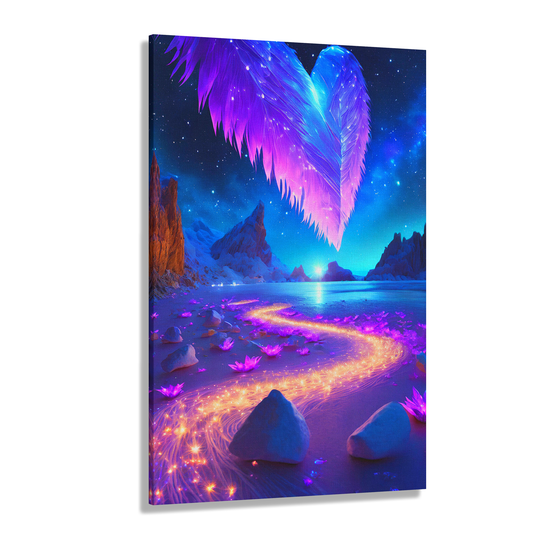 Glimmering Aurora (Canvas)Glimmering Aurora (Canvas  Matte finish, stretched, with a depth of 1.25 inches)Experience the artistry of RimaGallery canvases. Ethically sourced materials, museum-RimaGallery