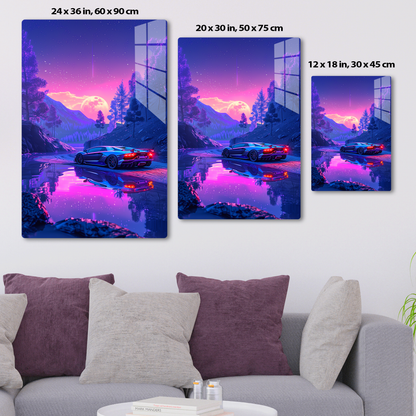 Twilight Reflections (Acrylic)Step into the universe with 'Twilight Reflections' on Acrylic from RimaGallery. Experience the cosmos in your home with vibrant, ethically crafted art. Free shippingRimaGallery