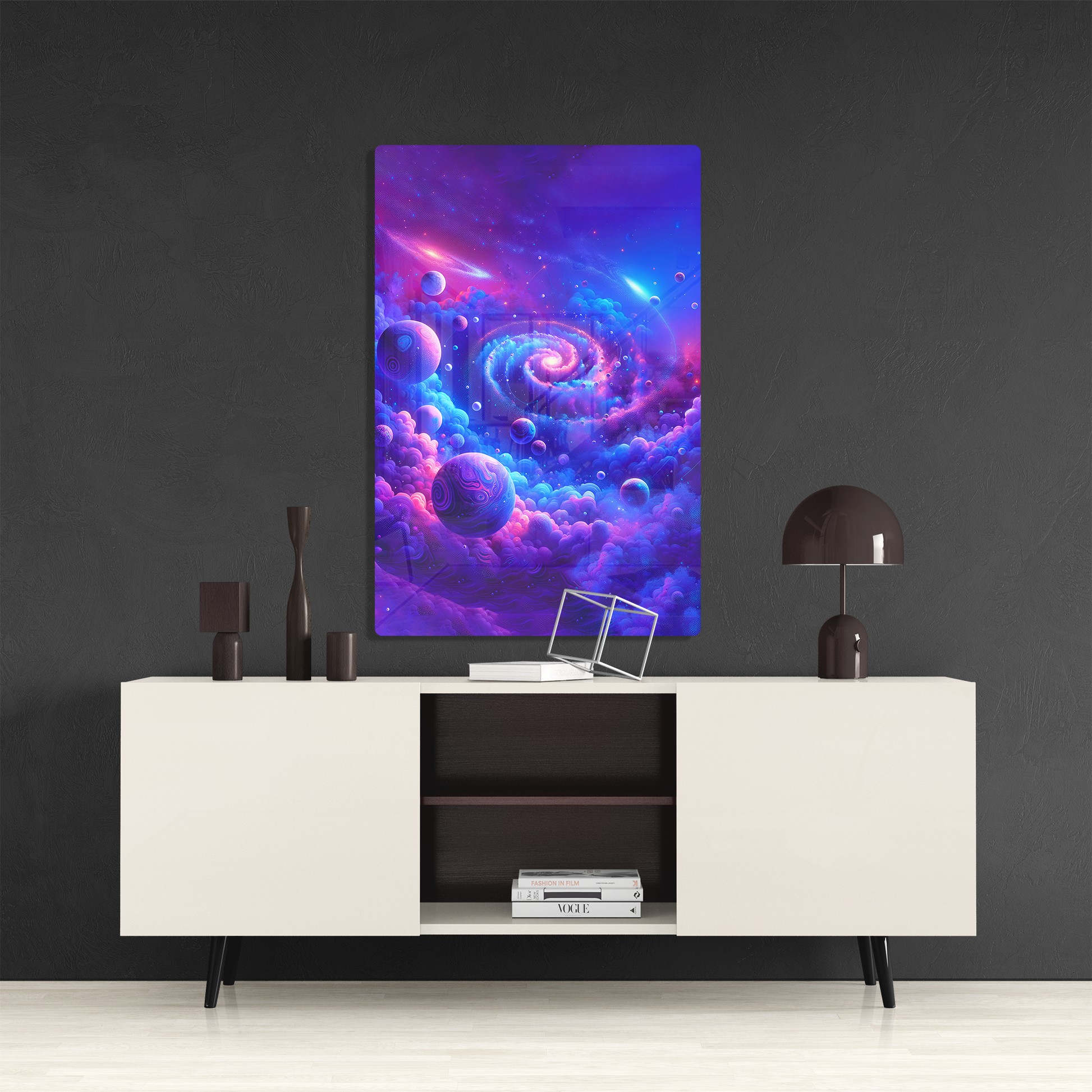 Purple Galaxy Nebula (Acrylic)Purple Galaxy Nebula
 Transform your space with our elegant Acrylic Glass Prints, where art meets modernity. Experience superior quality with high-grade acrylic and RimaGallery