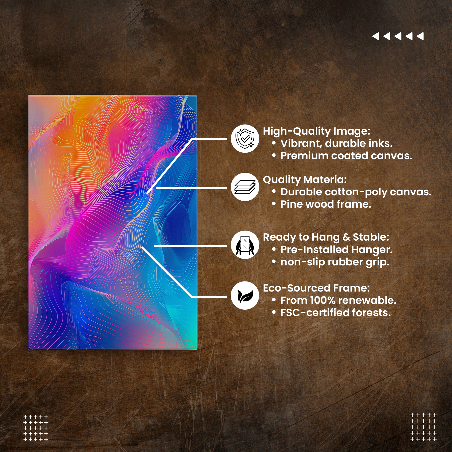 Colorflow Essence (Canvas)Colorflow Essence at RimaGallery: a premium, eco-friendly canvas celebrating quality and sustainability. Elevate your space with vibrant, lasting artRimaGallery