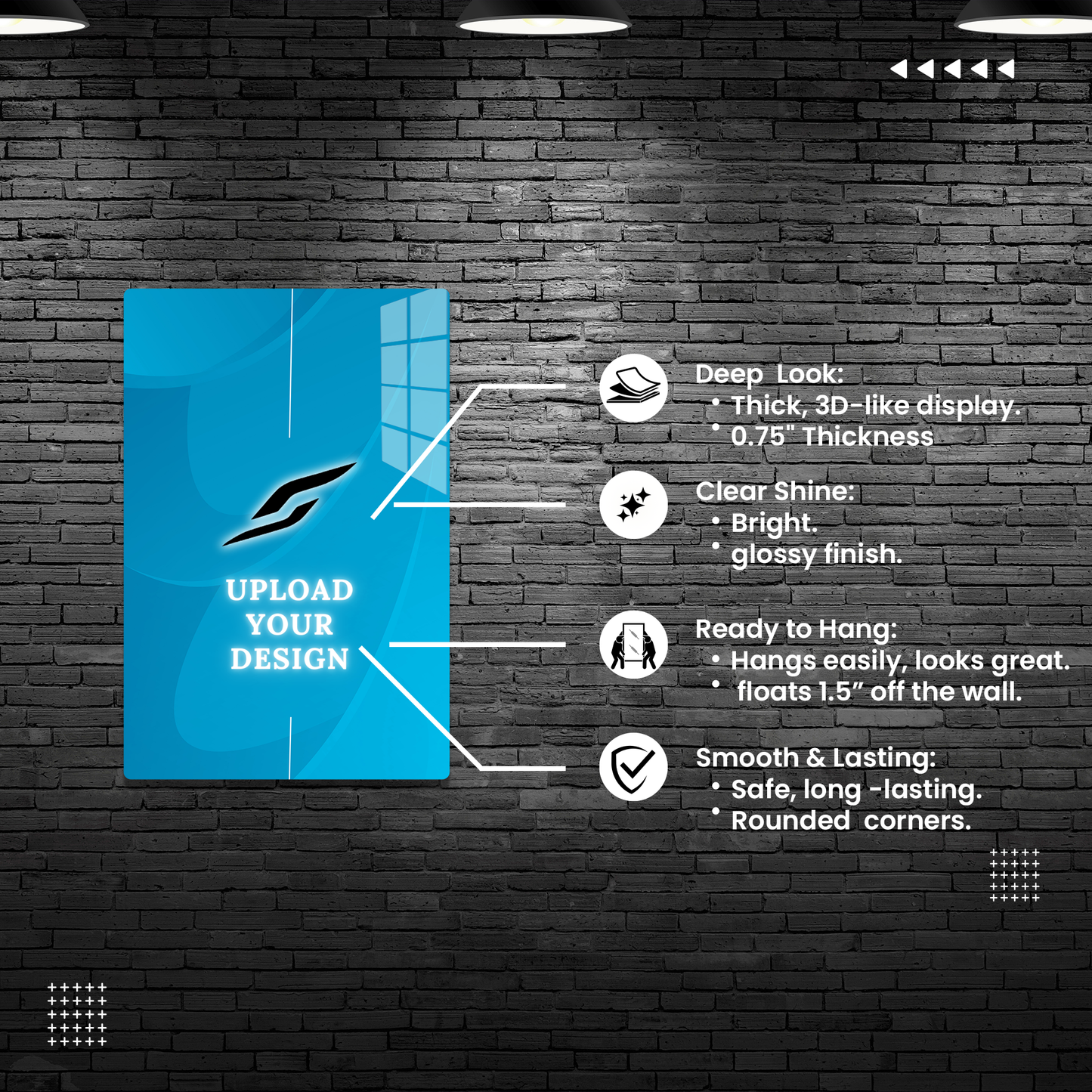 Starry Romance, Endless Love, Night Sky - Acrylic Wall Art