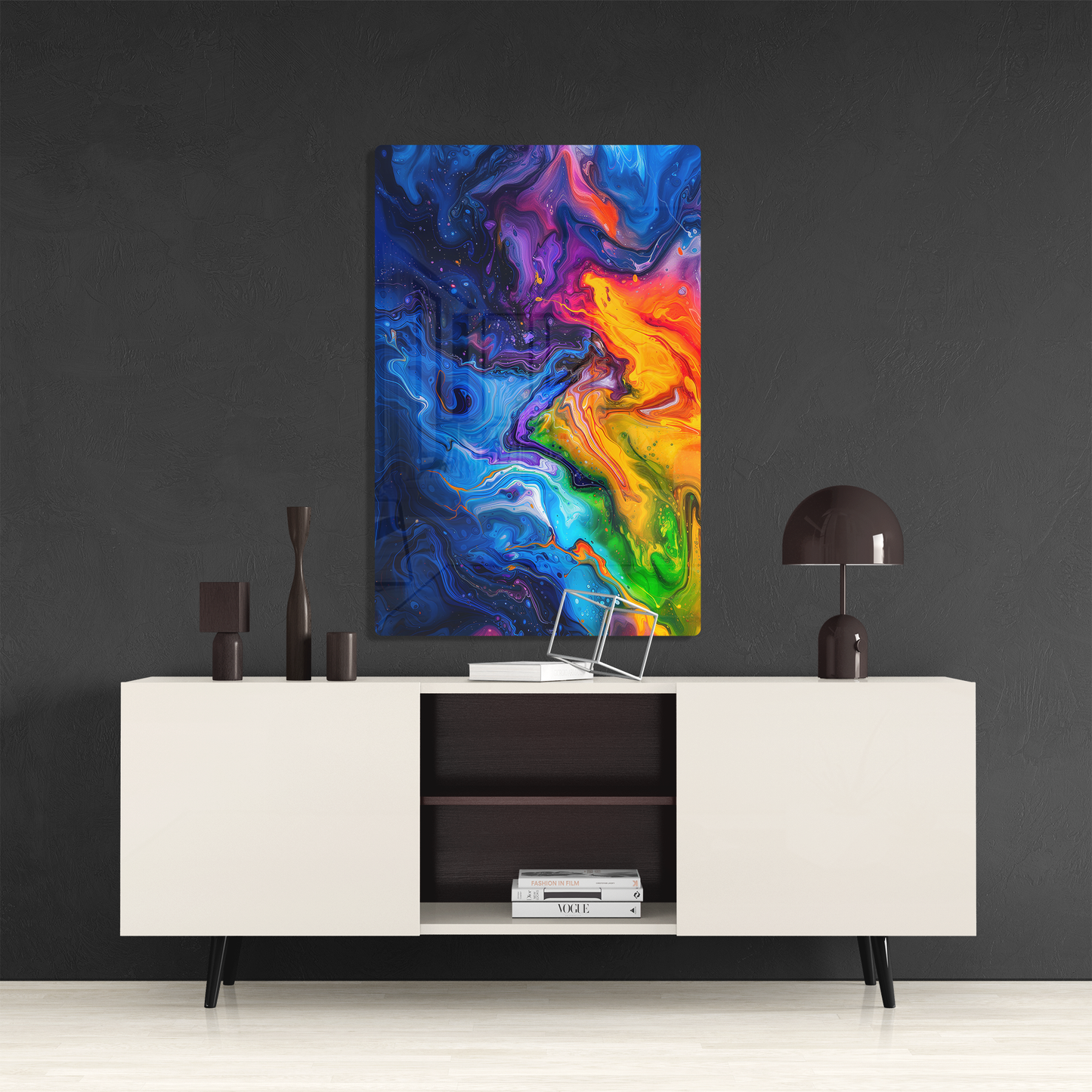 Elixir Tints (Acrylic)Make a statement with Elixir Tints acrylic prints. The 1⁄4" acrylic panel exudes the illusion of a smooth glass surface for vibrant artwork. Pre-installed hanging haRimaGallery
