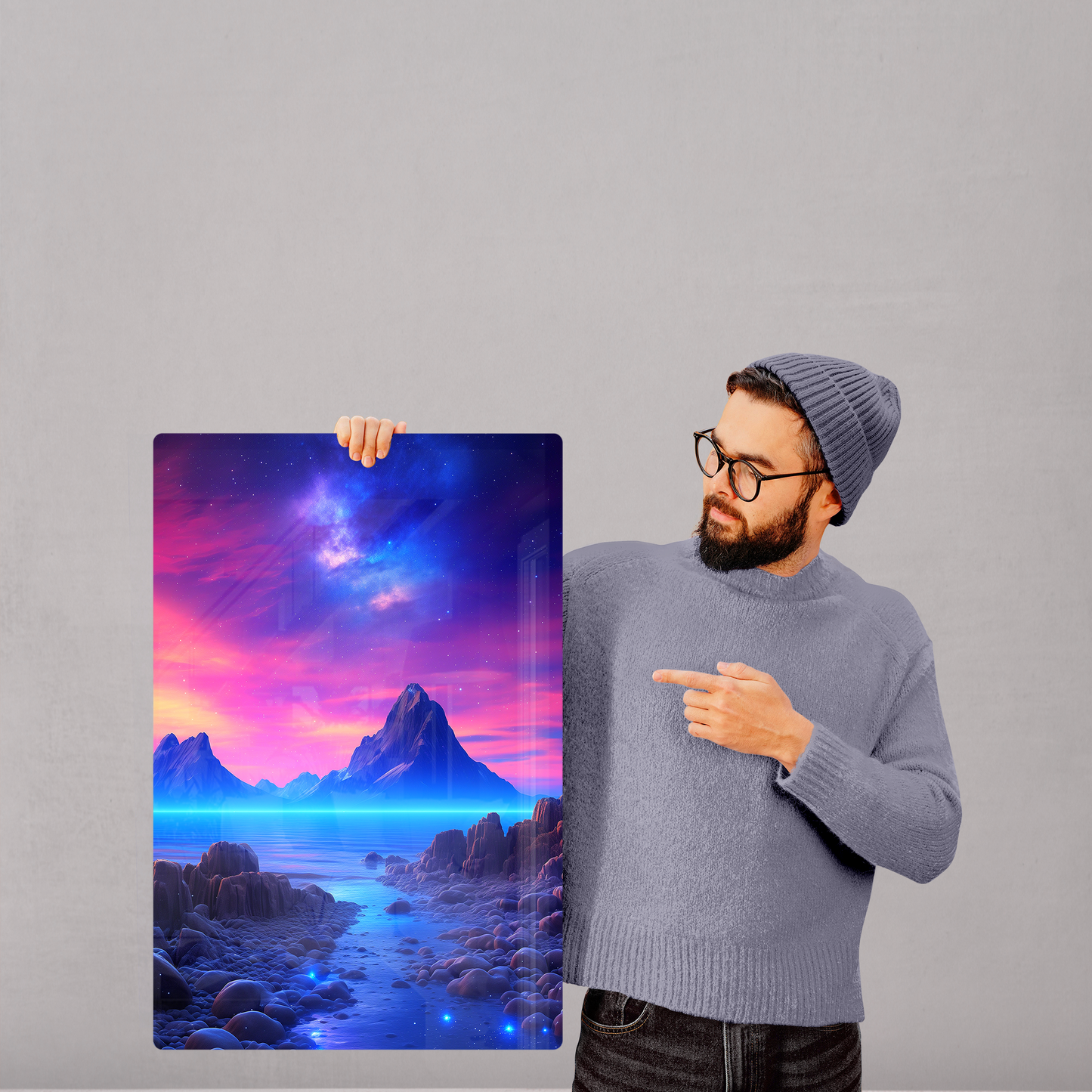 Galactic Lullaby (Acrylic)Galactic Lullaby
Discover the Modern Elegance of Acrylic: Elevate your decor with our acrylic wall art, offering a stunning, glass-like effect that brings any image RimaGallery