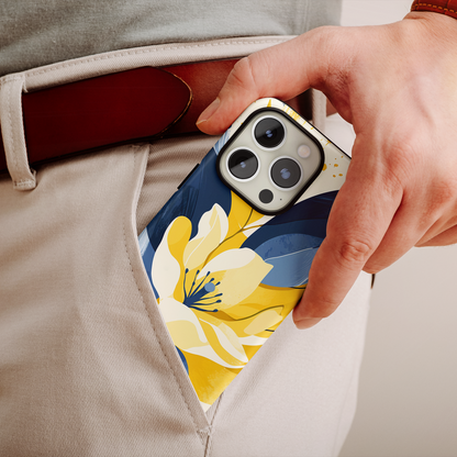 Indigo Spring (iPhone MagSafe Case)Upgrade your phone's safety and style with Rima Yellow Astronaut Robot Beauty MagSafe Case. Dual-layer protection meets stunning design. Shop now for seamless MagSafRimaGallery