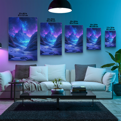 Starry Summit (Canvas)Experience the fusion of art and ethics with RimaGallery's eco-friendly canvases. Stunning visuals, diverse sizes, and sustainable materials. Transform your space noRimaGallery