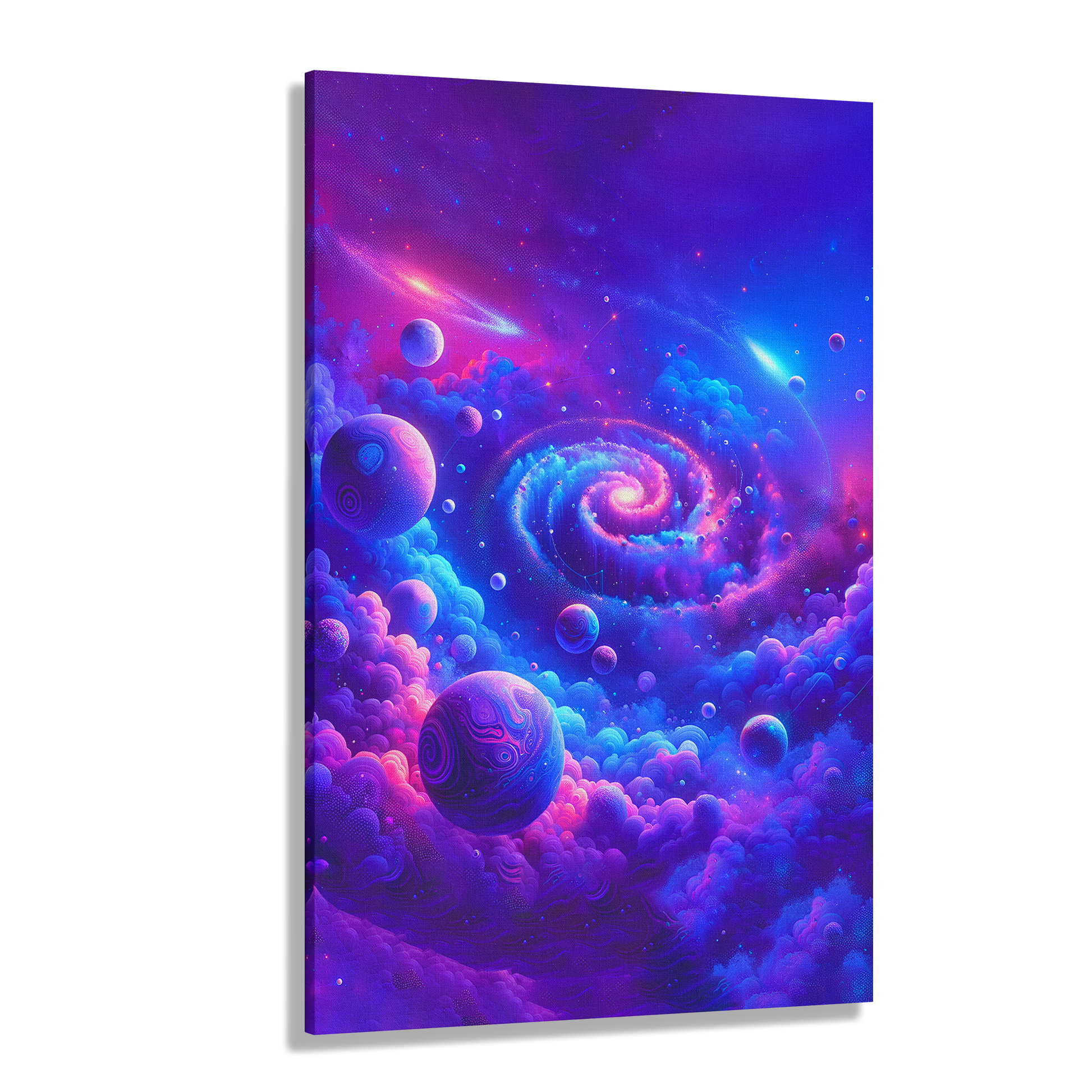 Purple Galaxy Nebula (Canvas)Purple Galaxy Nebula (Canvas  Matte finish, stretched, with a depth of 1.25 inches)
Struggling with low-quality canvases? Switch to RimaGallery! Our canvases are morRimaGallery