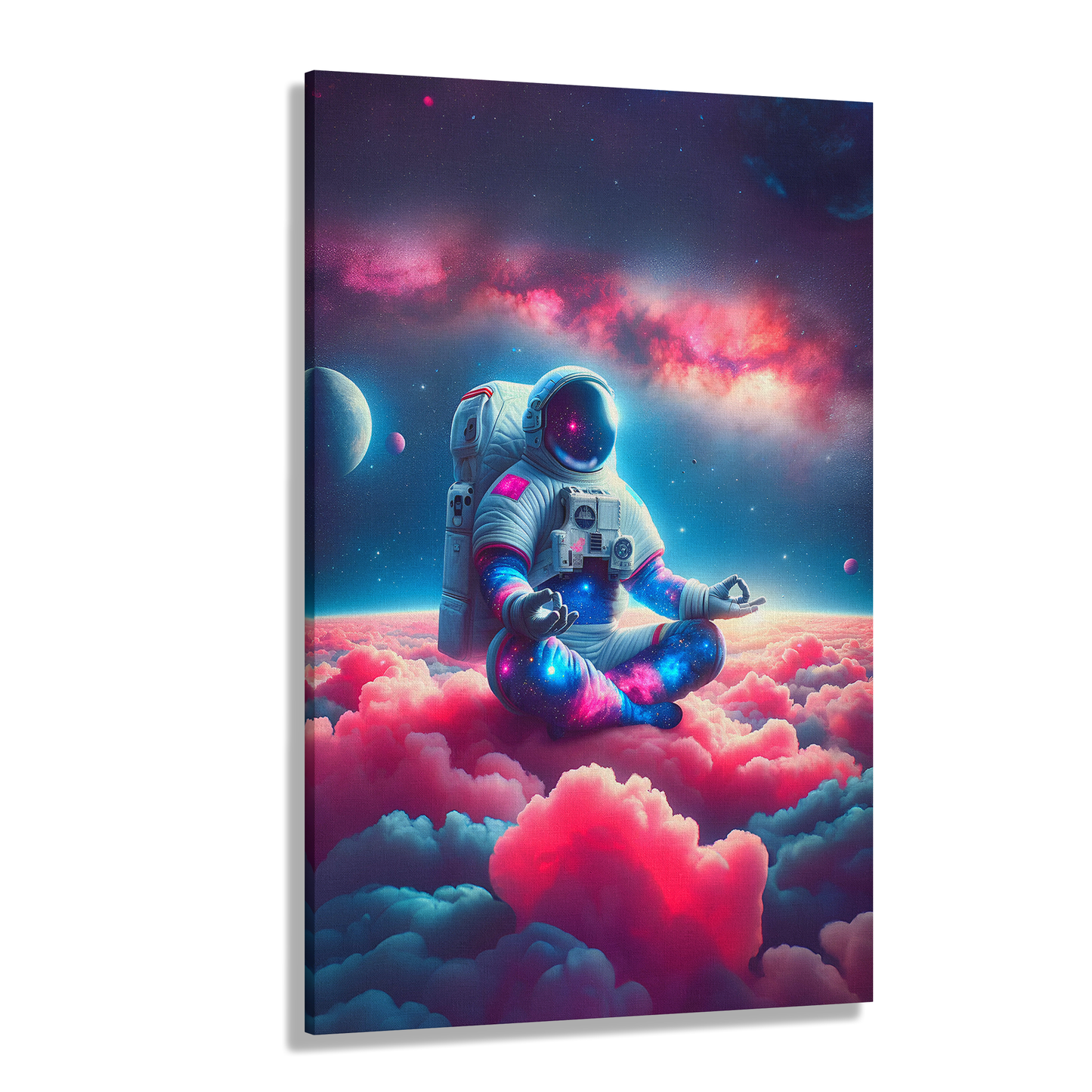 Stardust Meditation (Canvas)Stardust Meditation (Canvas  Matte finish, stretched, with a depth of 1.25 inches)Make an art statement with RimaGallery's ethically produced canvases. Sustainably sRimaGallery