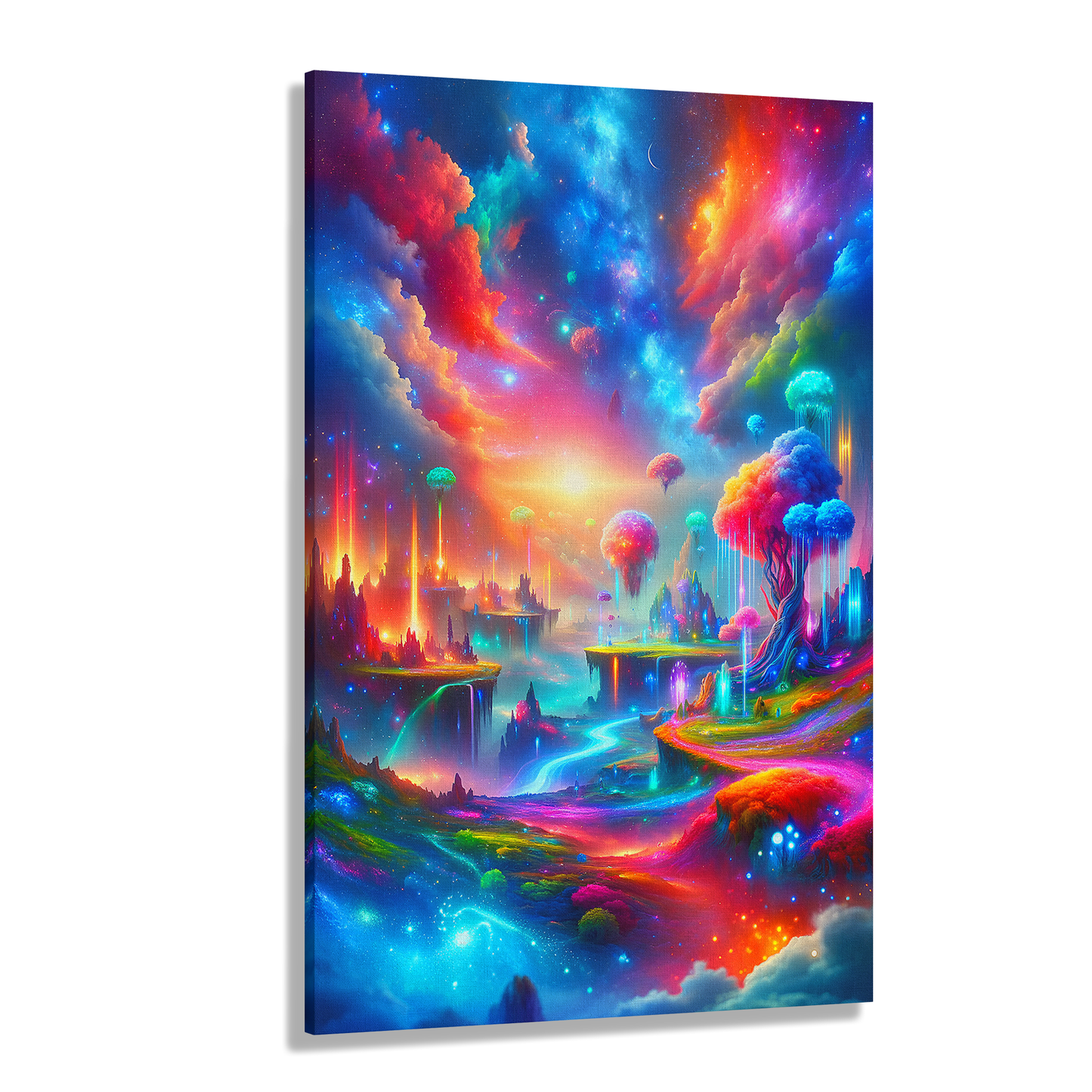 Vivid Dreamscape Fusion (Canvas)Engaging Introductory Paragraph:
Struggling with low-quality canvases? Switch to RimaGallery! Our canvases are more than just a purchase; they're a statement of qualRimaGallery