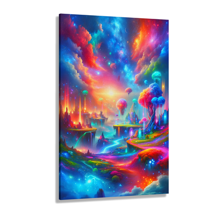 Vivid Dreamscape Fusion (Canvas)Engaging Introductory Paragraph:
Struggling with low-quality canvases? Switch to RimaGallery! Our canvases are more than just a purchase; they're a statement of qualRimaGallery