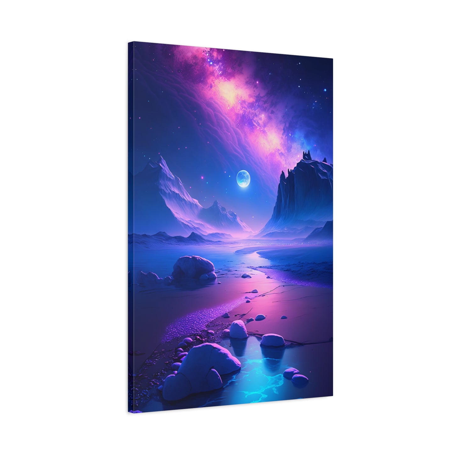 Celestial Shoreline (Canvas)Celestial Shoreline (Canvas  Matte finish, stretched, with a depth of 1.25 inches)
Struggling with low-quality canvases? Switch to RimaGallery! Our canvases are moreRimaGallery