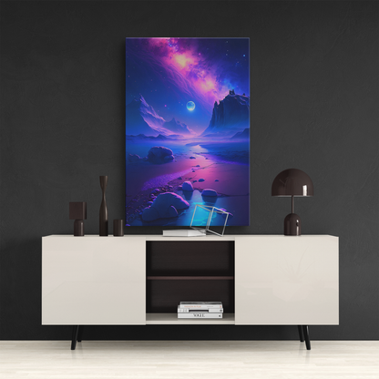Celestial Shoreline (Canvas)Celestial Shoreline (Canvas  Matte finish, stretched, with a depth of 1.25 inches)
Struggling with low-quality canvases? Switch to RimaGallery! Our canvases are moreRimaGallery