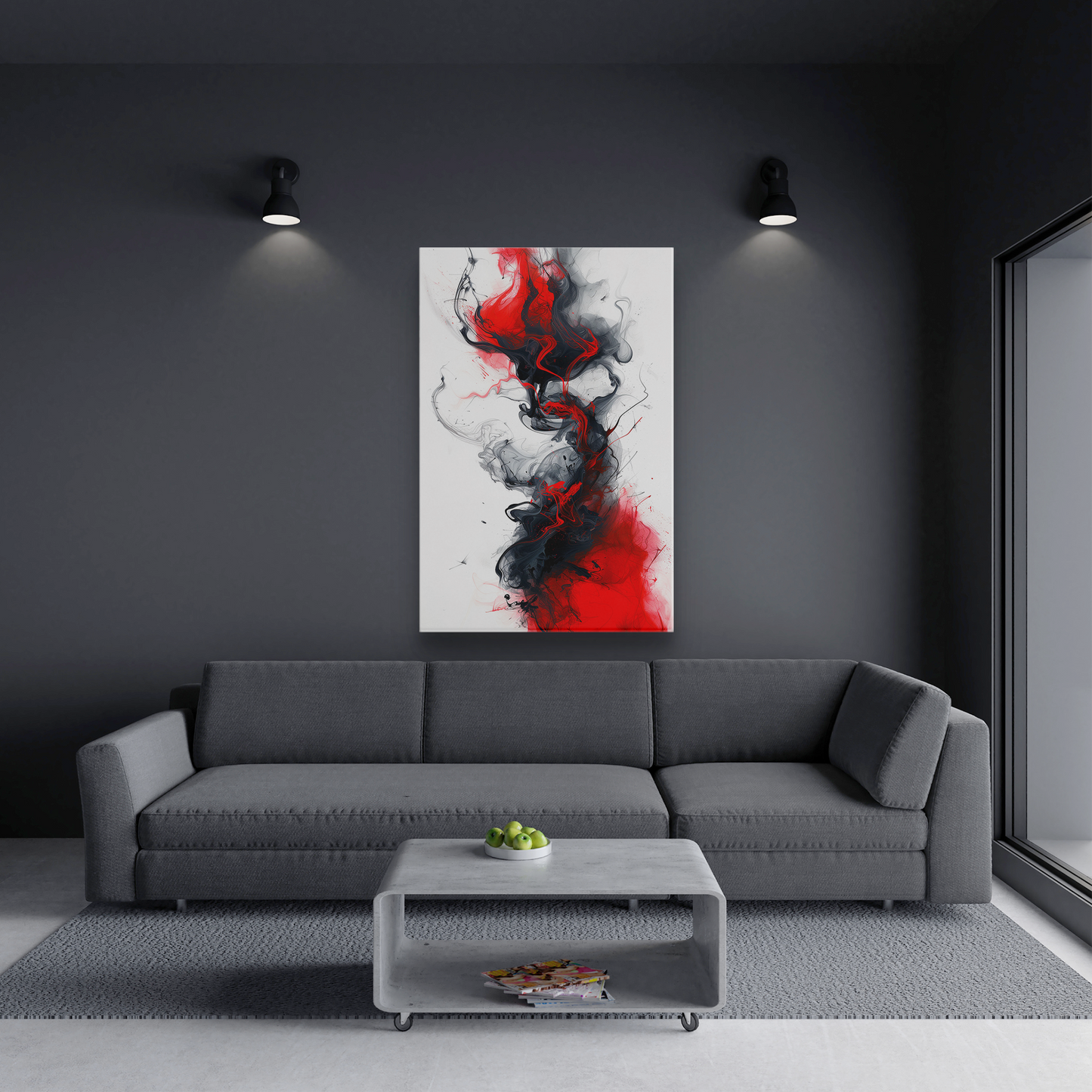 Scarlet Shadows (Canvas)Discover Scarlet Shadows at RimaGallery: a premium, eco-friendly canvas celebrating quality and sustainability. Elevate your space with vibrant, lasting art.RimaGallery
