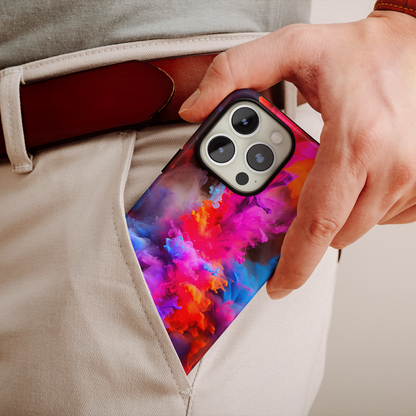 Vivid Eruption (iPhone MagSafe Case)Vivid Eruption MagSafe Durable Case: Style Meets Protection 📱✨
Upgrade your device with Rima Vivid Eruption MagSafe Durable Case. This case isn’t just about style; RimaGallery